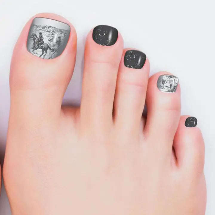 Desperado Nights Western Pedicure Strips