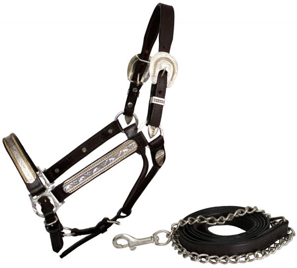 Leather Show Halter