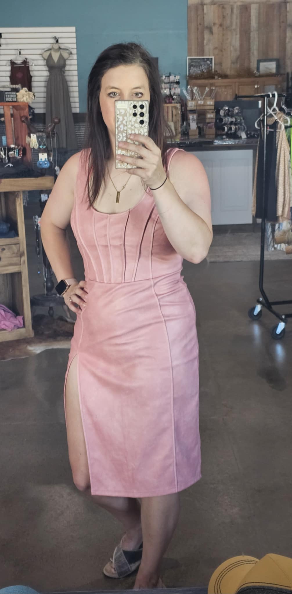Rowdy Rosa Dress