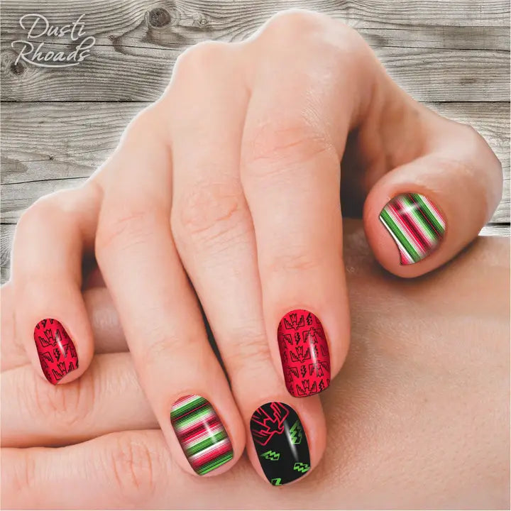 Thunder and Lightening Nail Strips