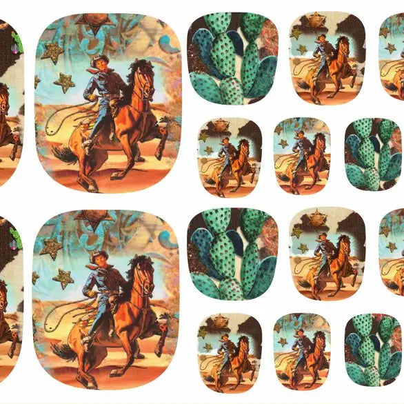 Way Out West Pedicure Strips