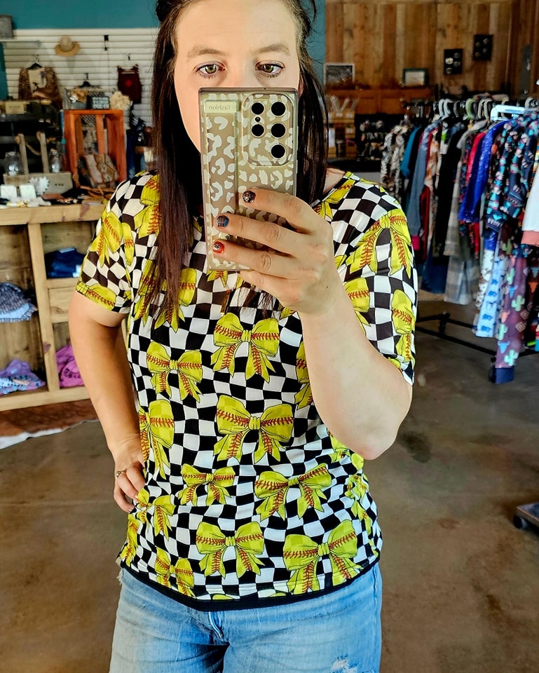 Throw Like A Girl Mesh Top