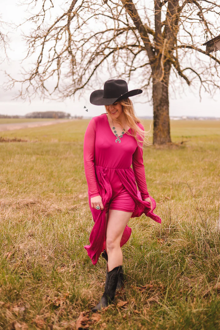 Pretty In Pink Romper