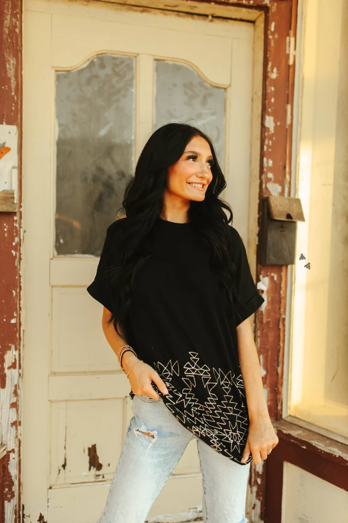 Stitch That Western Top--Short Sleeve