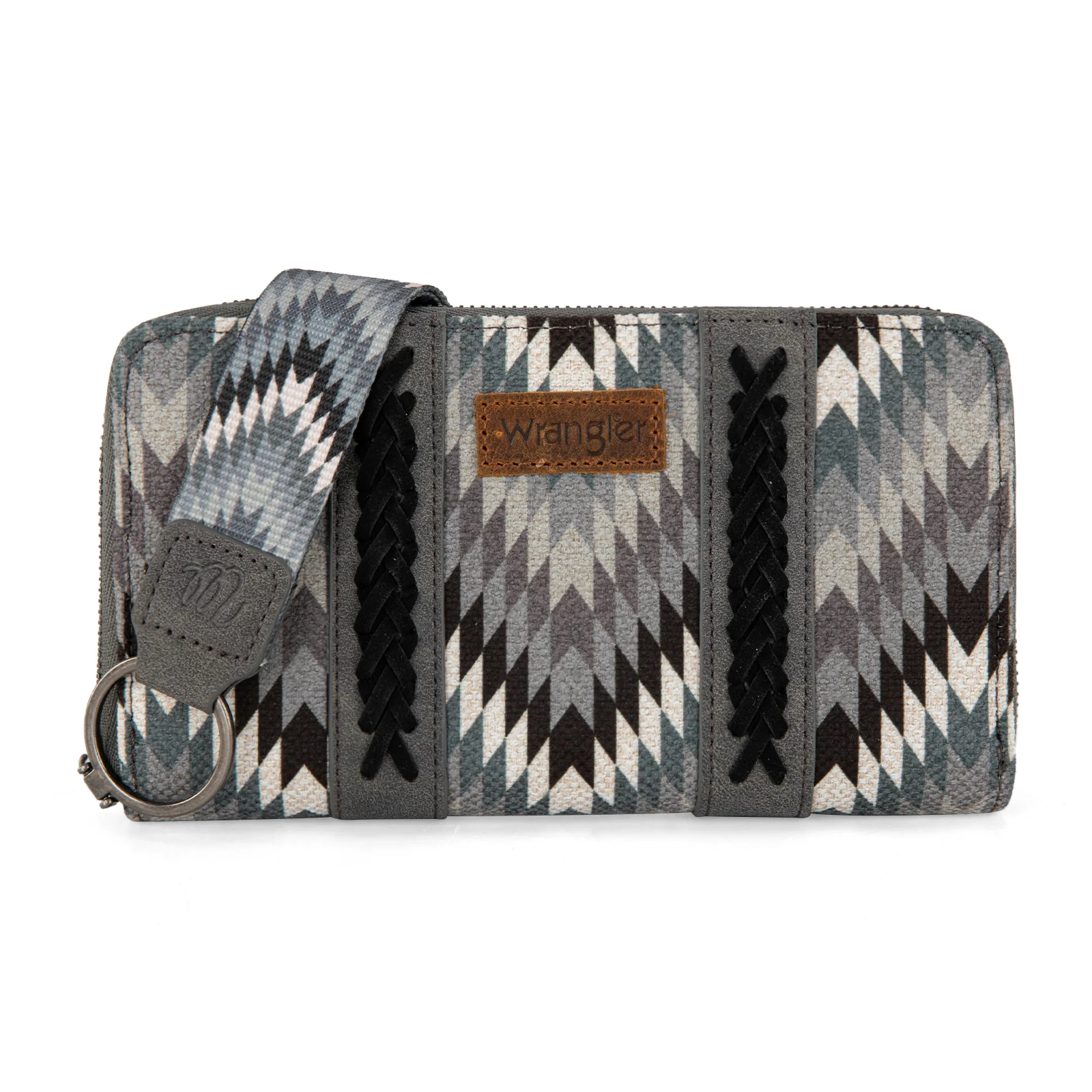 Grey Aztec Wrangler Wallet