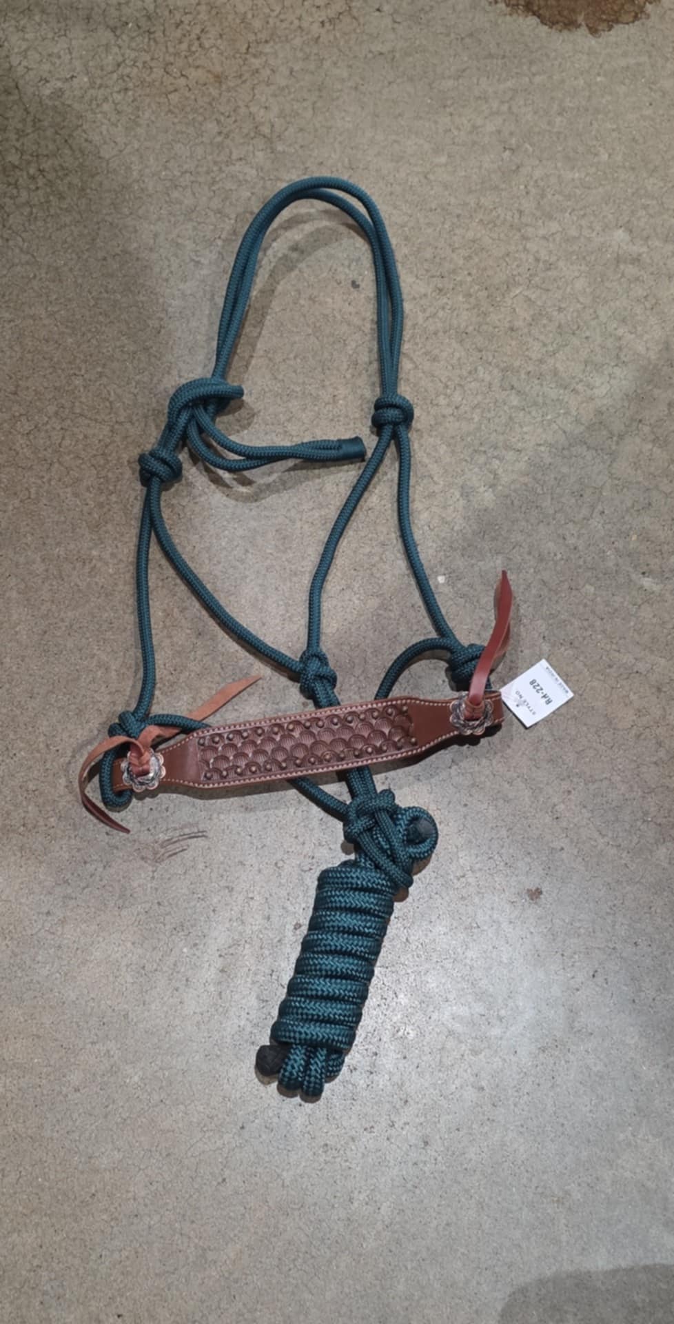 Rope Halter With Leather Nose