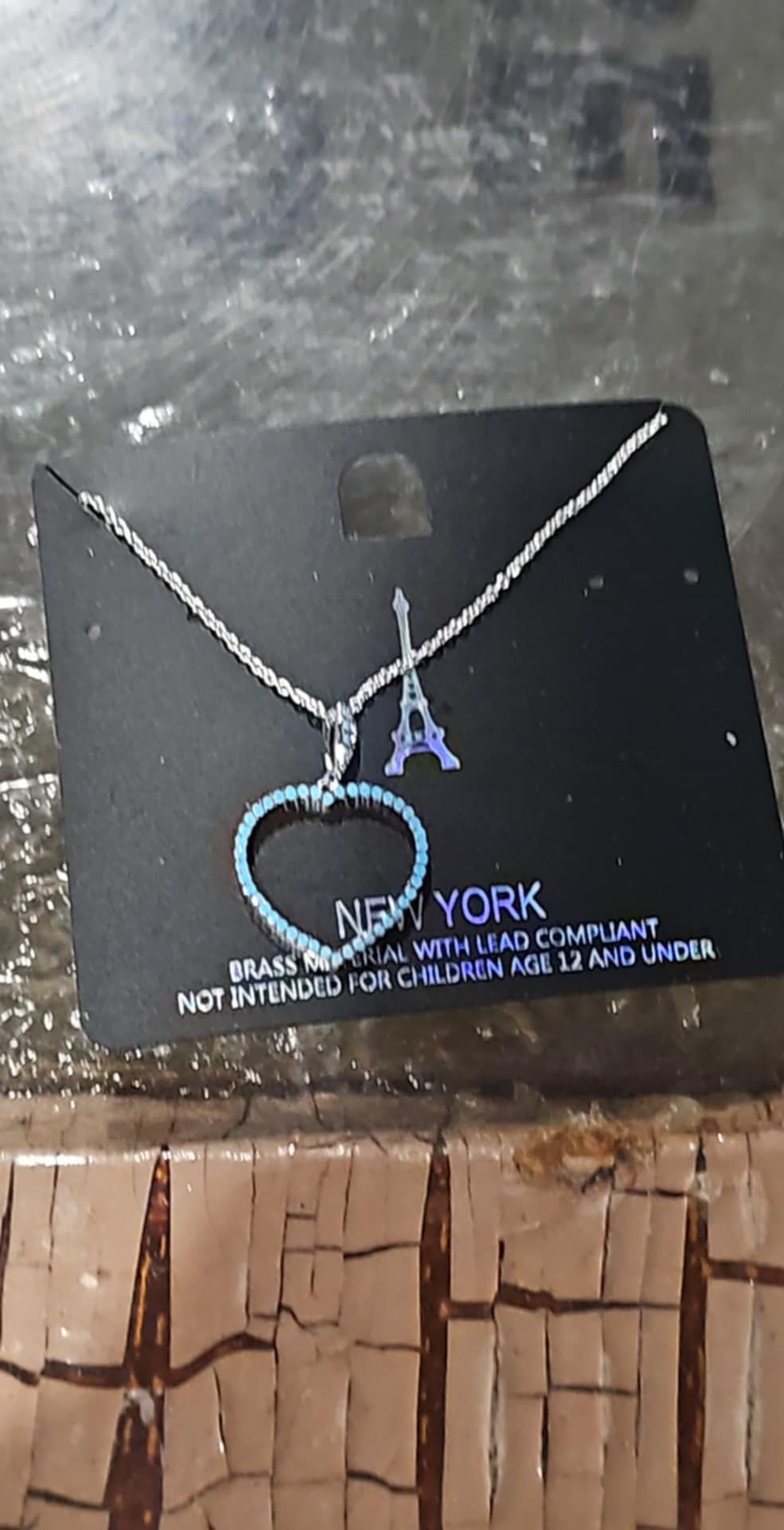 Turq Heart Necklace