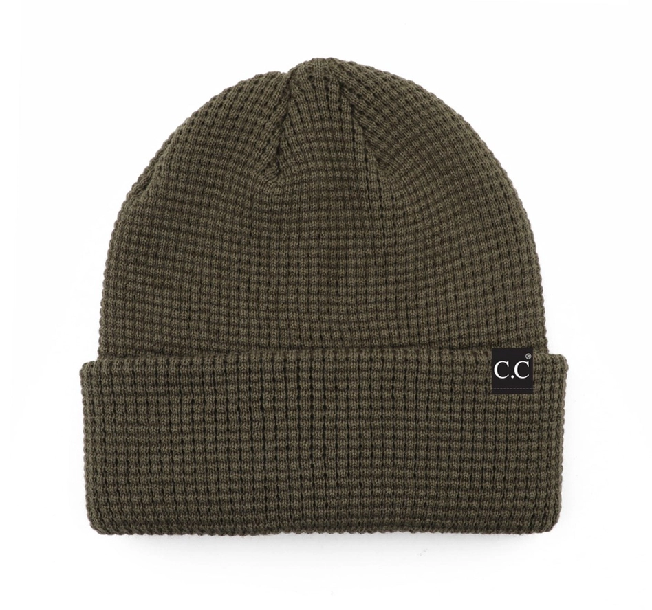 Cc Beanie Waffle Knit Hat