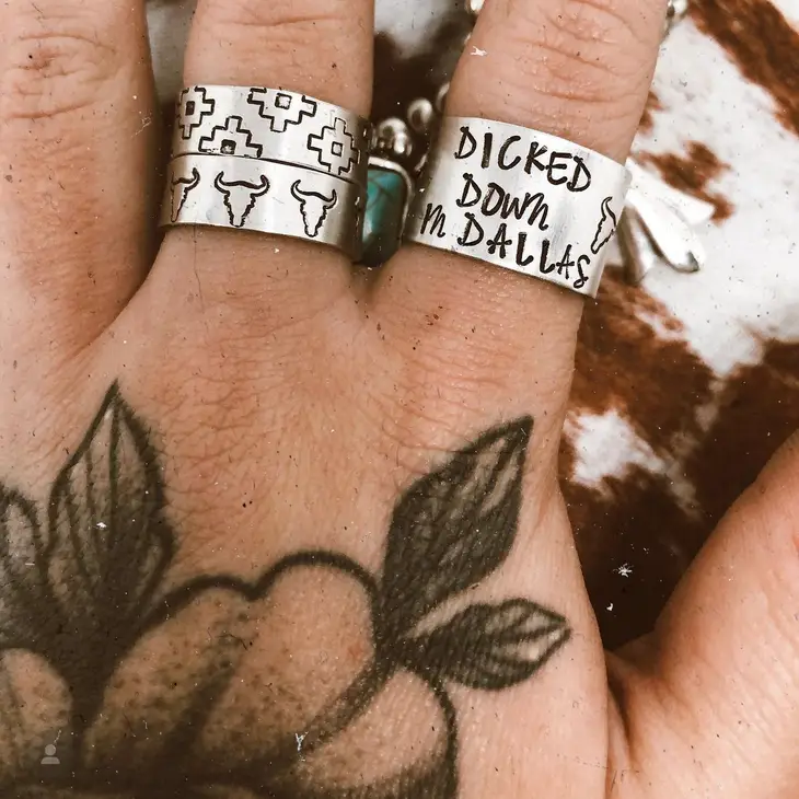 Stamped Rings