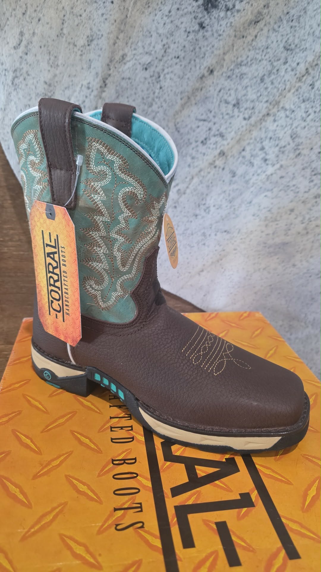 Ladies Brown Corral Boots