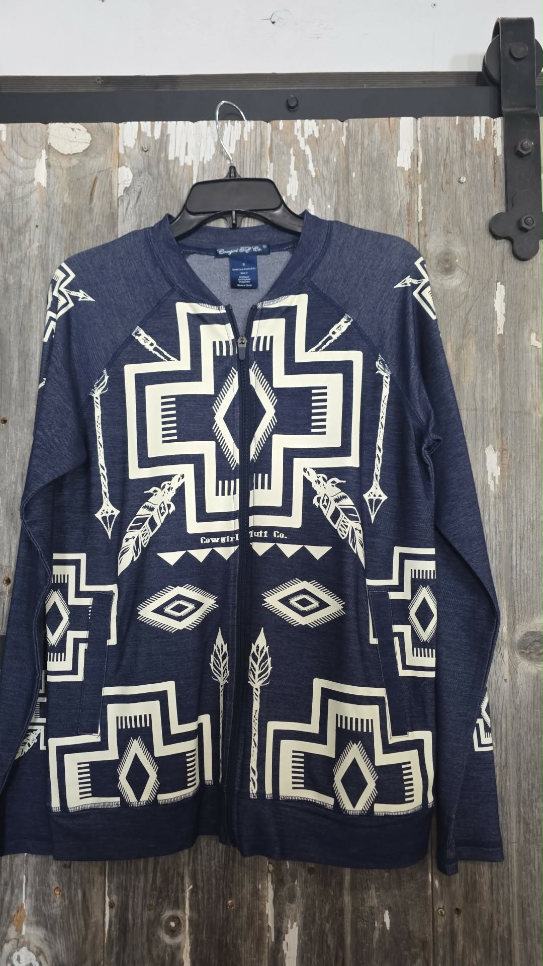Cowgirl Tuff Zip Up Shirt