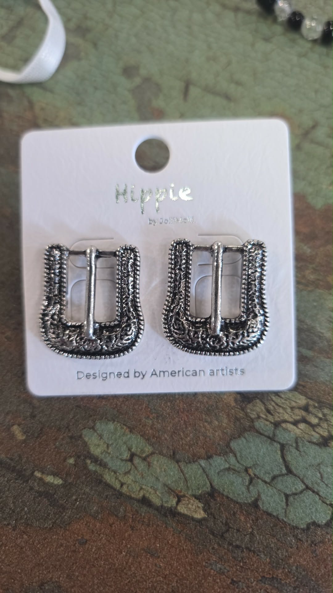 Belt Buckle Earrings