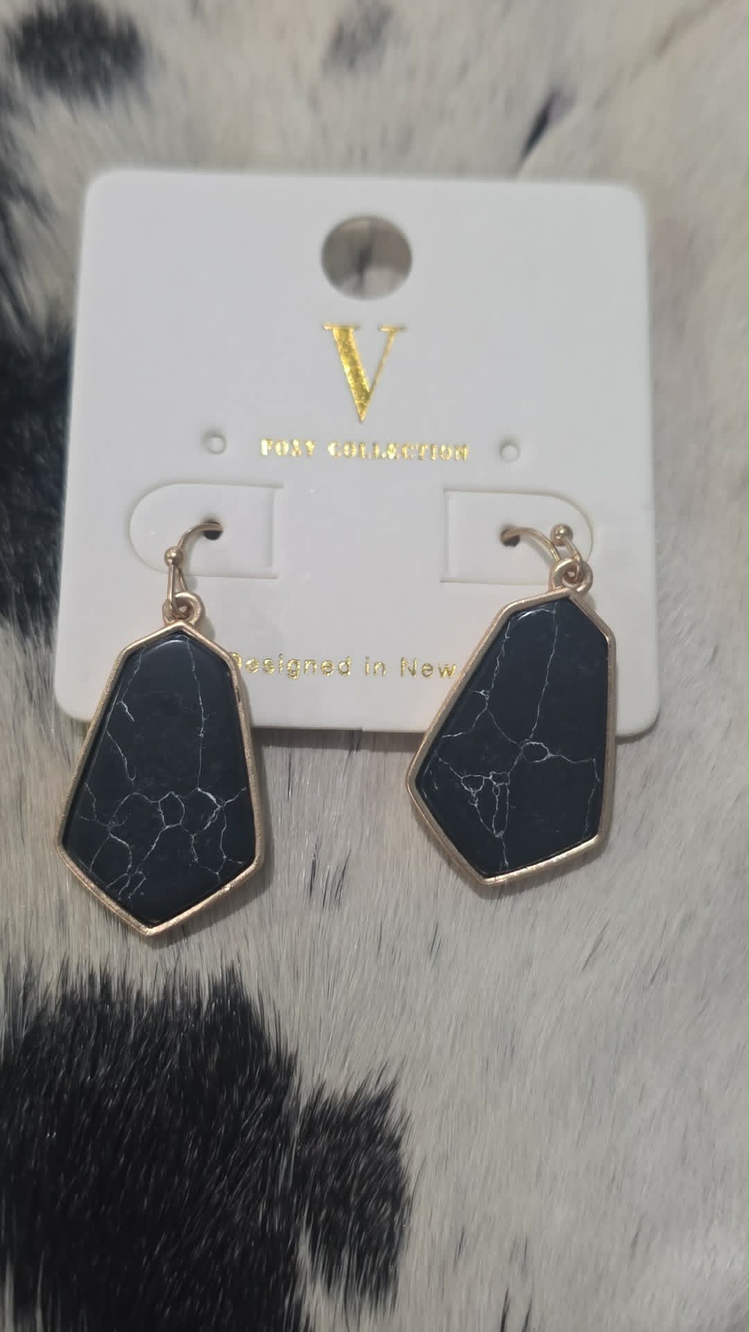 Black Ice Earrings