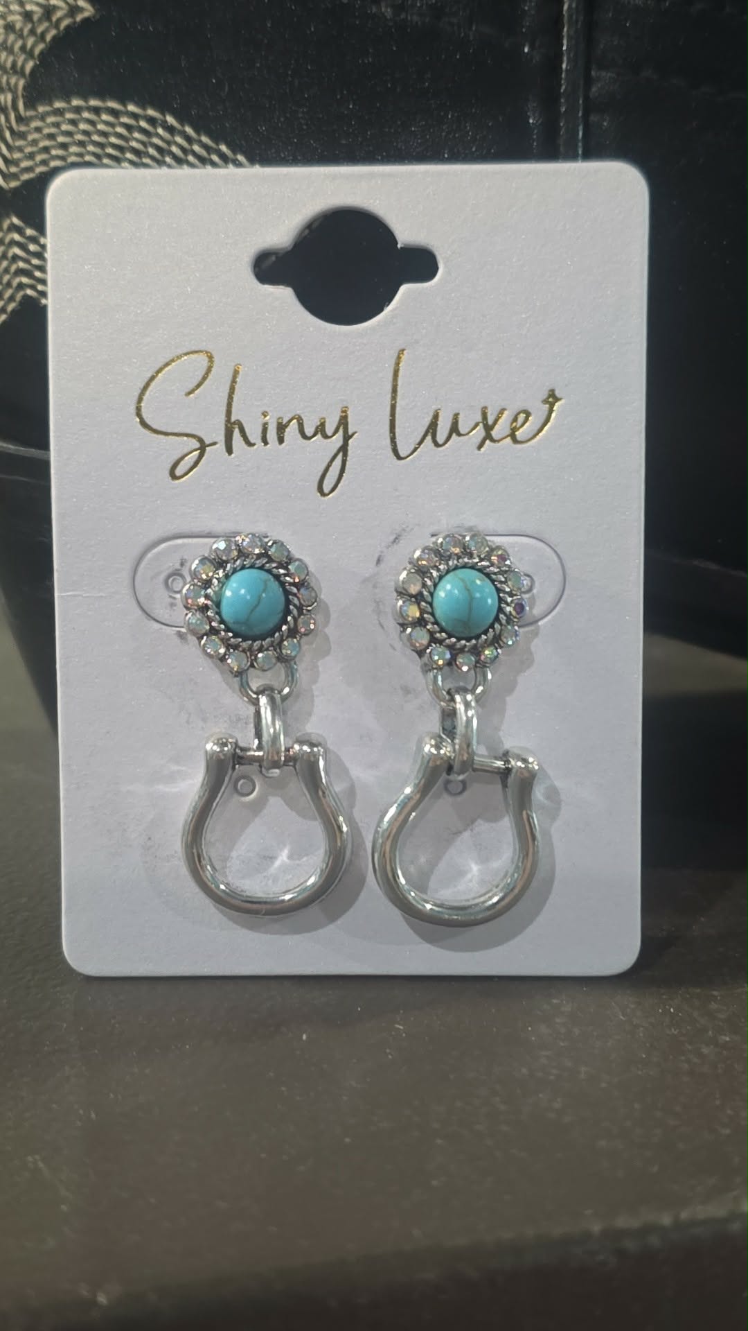 Shining Stirrup Earrings