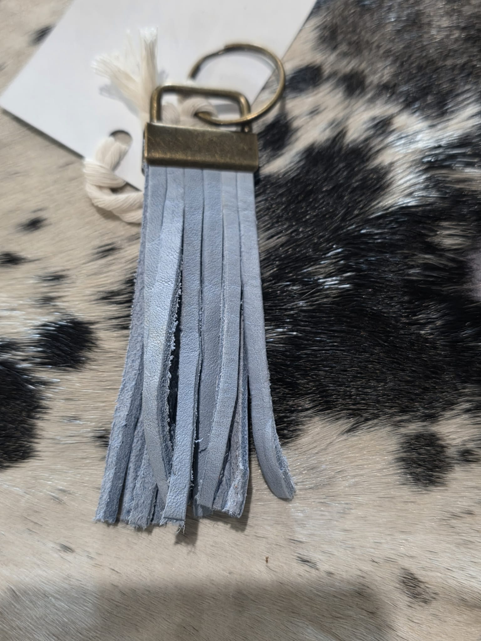 Leather Fringe Key Chains