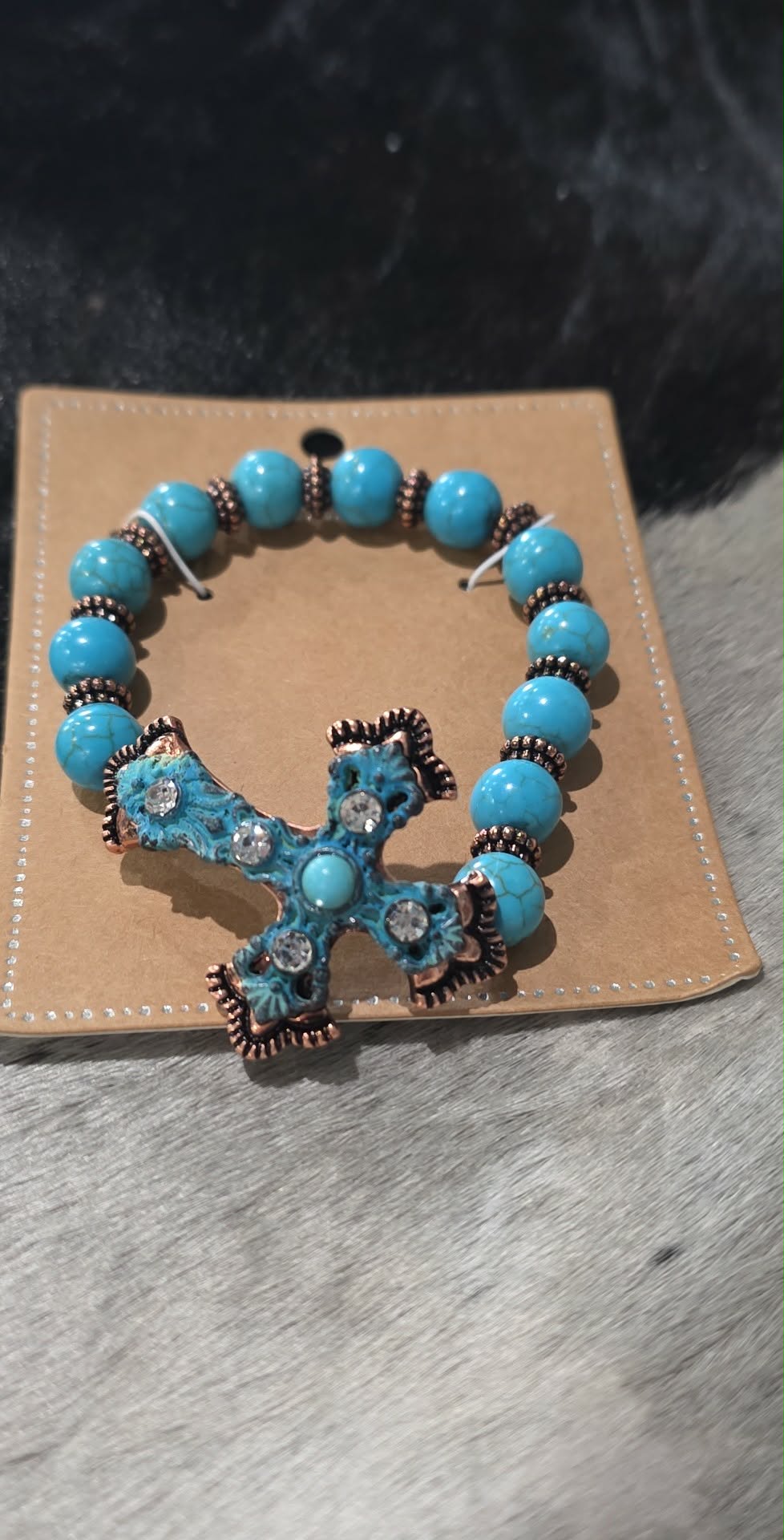 Stretchy Cross Bracelet