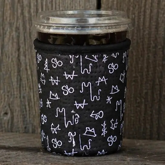 Black Brand Drink Sleeve Cozy