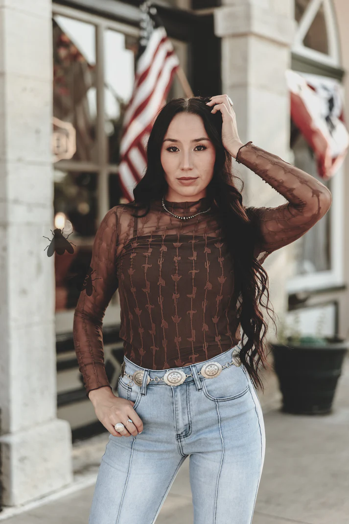 Lariat Lace Top--Multiple Colors