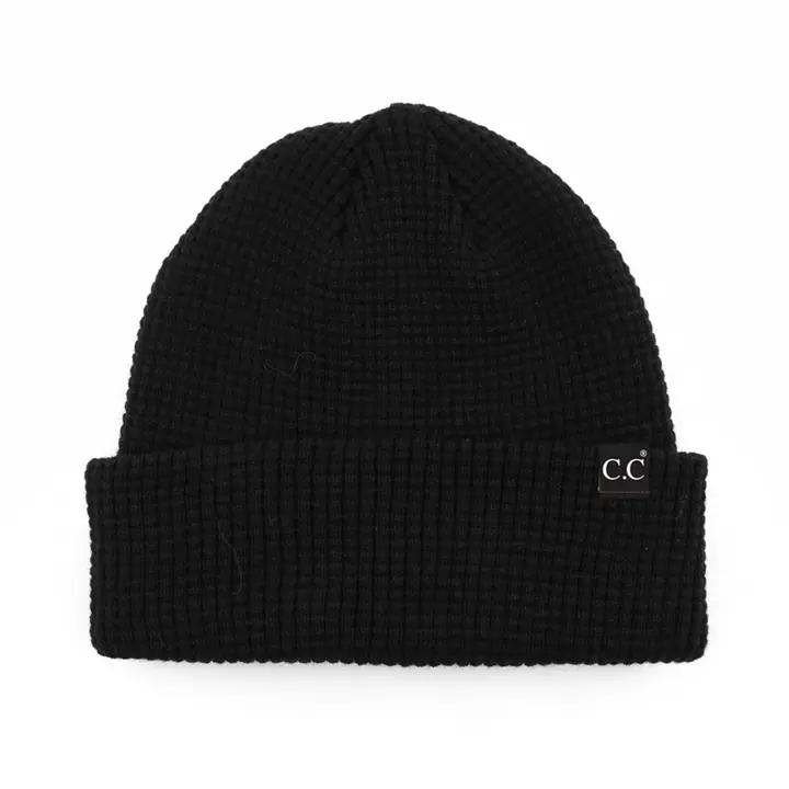 Cc Beanie Waffle Knit Hat