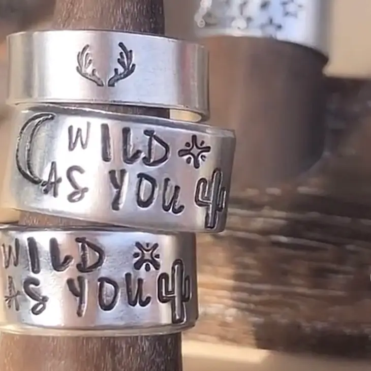 Stamped Rings