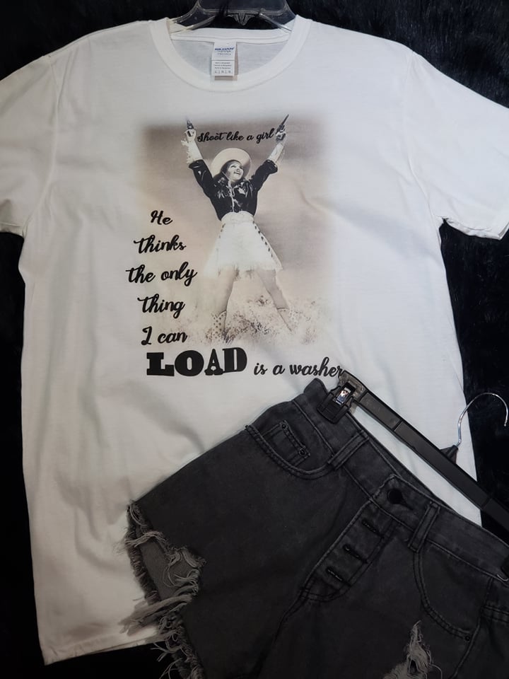 Shoot Like A Girl Tee