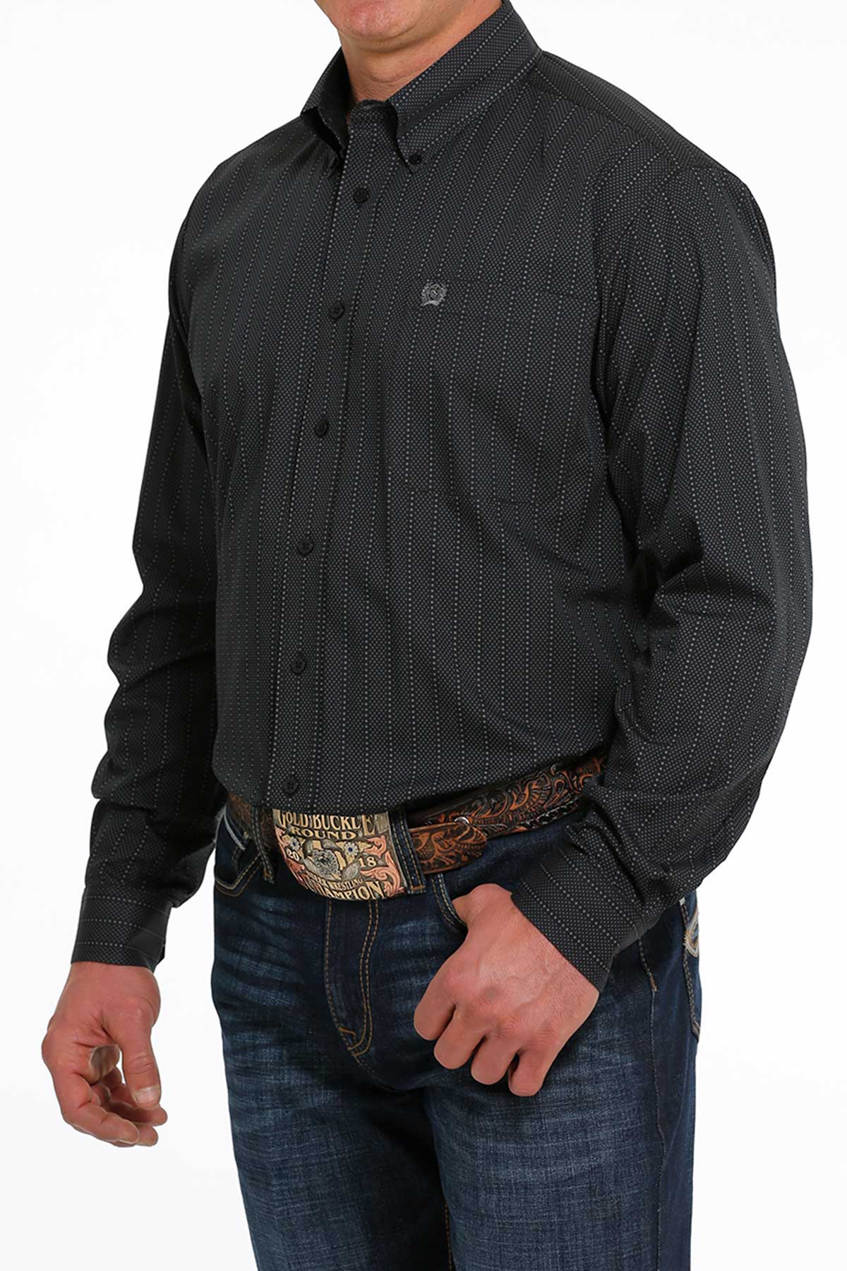 Dotted Line Men's Cinch Shirt