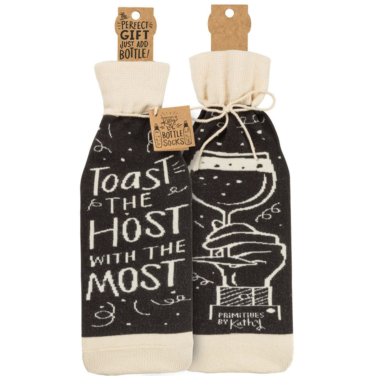 Toast The Host Wine Sock